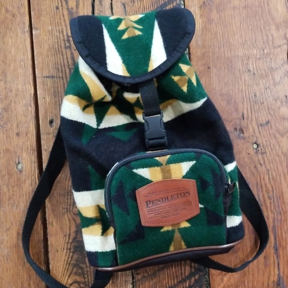 Vintage Pendleton Mini Backpack